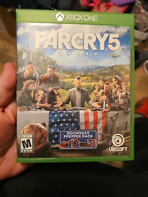 #ad Far Cry 5 Xbox One 2018 w Doomsday Prepped Pack $7.85