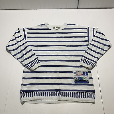 #ad Bonjour Vintage Graphic Sweatshirt T Shirt Size Long Sleeve Sleeve Designer M $28.00