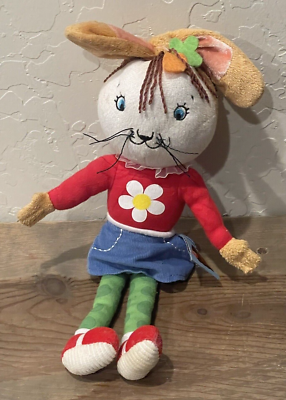 #ad Yottoy Betty Bunny Loves Chocolate Cake Denim Skirt Stuffed Plush Toys Size: 13” $19.99