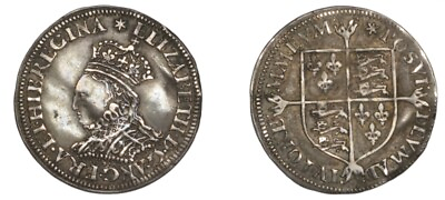 #ad 1558 1603 Elizabeth I Milled Half Groat 2D mm. star S 2605 VERY RARE $9167.50