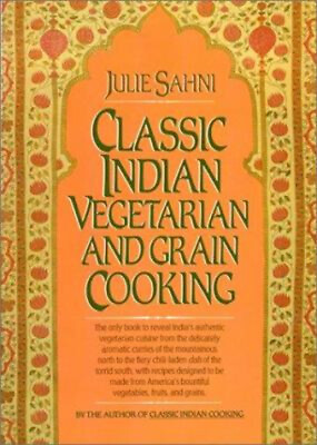 #ad Classic Indian Veget Ck Hardcover Julie Sahni $6.50