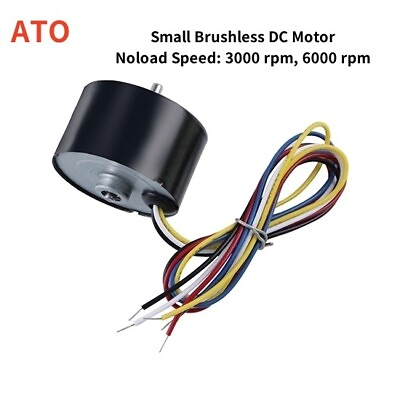 #ad BLDC Small High Torque Brushless DC Motor 12V 3000 6000 rpm $110.99