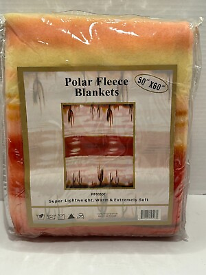 #ad Cozy Soft Polar Fleece Throw Blanket Sunrise Super Lightweight Warm 50quot; x 60quot; $10.50