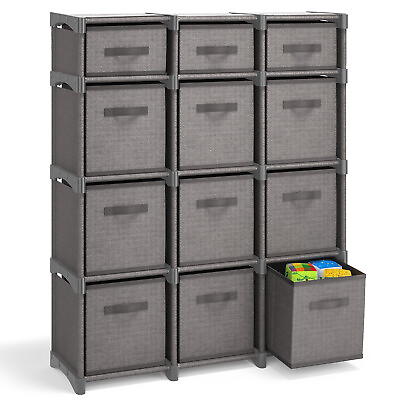 #ad Cube Storage Organizer Bedroom Living Room Office Closet Storage Shelves Bins $56.99