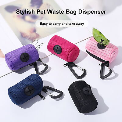 #ad Poop Bag Dispenser Bag Dispenser Bag Dispenser with Zipper Closure for Dog $7.97