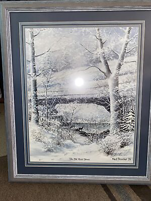 #ad Fred Thrasher Print “The Old Rock House” Artist Proof Signed By Artist $380.00