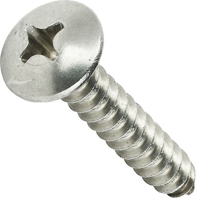 #ad #14 Truss Head Sheet Metal Screws Self Tap Phillips Stainless Steel All Sizes $338.33