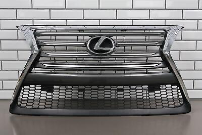 #ad 14 19 Lexus GX460 Front OEM Upper Grille Chrome Chipped See Photos $274.00