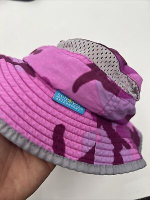 #ad Sunday Afternoons Baby Kids UPF 50 Fun Bucket Hat Pink Camo Small 6 24m $10.87