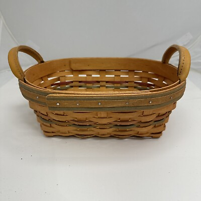 #ad Longaberger 2001 Autumn Reflections Blessing Basket $29.95
