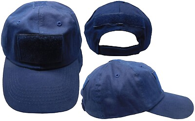 #ad Military Blue Operator Operators Tactical Cap Hat Patch adjustable strap $12.88