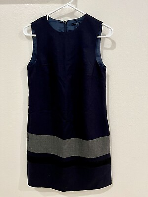 #ad Old Navy Sleeveless Straight Dress Navy Color In Size 4 $26.50