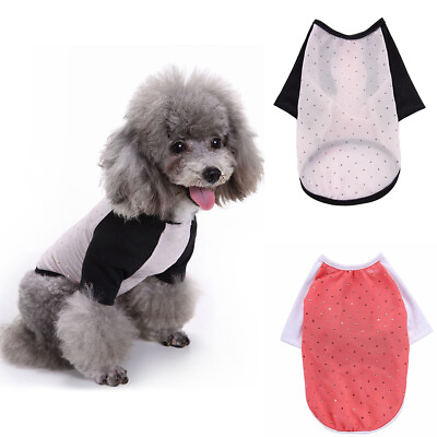 #ad Spring Summer Pet T shirt Princess Chiffon Pet Dog Clothing Vest Blouse Top US $12.96