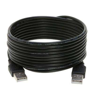 #ad USB 2.0 Type A Male to Type A Male Cable Cord 3FT 6FT 10FT 15FT DATA WIRE $4.92