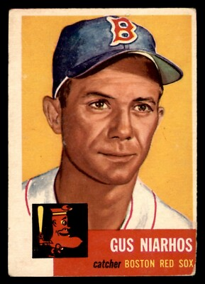 #ad 1953 Topps Baseball #63 Gus Niarhos VG $7.00