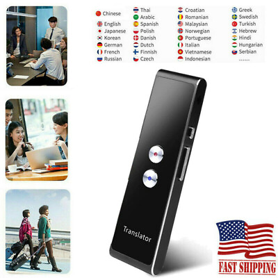 #ad Portable Smart Two Way Real Time 40 Multi Languages Translator Instant Voice US $29.79