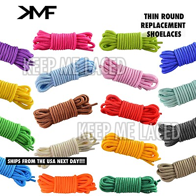 #ad #ad Round Rope Vibrant Replacement Shoelaces Colorful Sneaker Laces BUY 2 GET 1 FREE $3.95