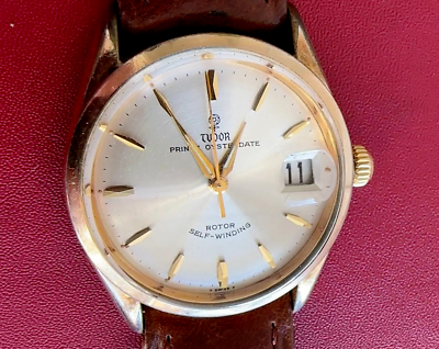 #ad Tudor Prince Oysterdate 7966 Automatic . Rolex case gold plated. Vintage 1960s GBP 899.00