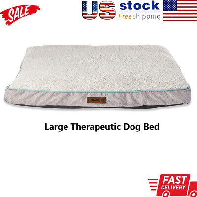 #ad Large Therapeutic Dog Bed Removable Machine washable Cover For All Ages Pets Hot $37.17