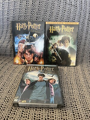 #ad Harry Potter Movie Lot Sorcerers Stone Chamber Of Secrets Prisoner Azkaban NEW $24.99