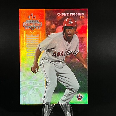 #ad Chone Figgins 2003 Donruss Champions Holofoil 25 #3 Rookie RC Angels RARE LOOK $99.99