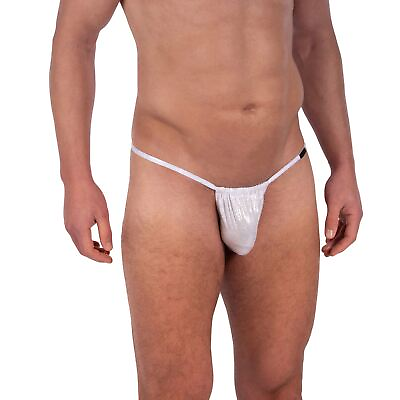 #ad Manstore mens underwear thong brief adjustable M2323 Delta Pouch String shiny GBP 36.00
