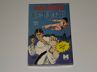 #ad KARATE CHAMP C64 128 1985 Data East Rare Vintage Game $99.50