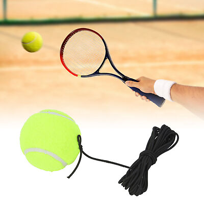 #ad Tennis Ball Tennis Beginner Training Ball with 4M Elastic Rubber String $8.96