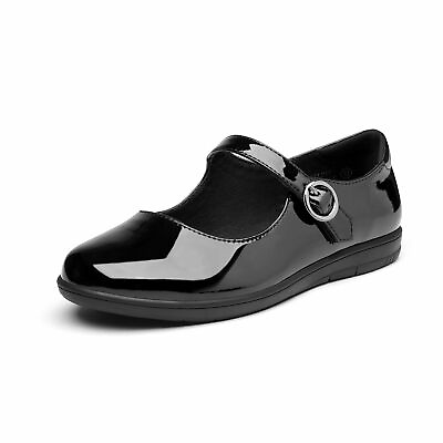 #ad Girls Mary Jane Shoes Buckle School Uniform Party Shoes Dress Shoes Flat Shoes $19.99