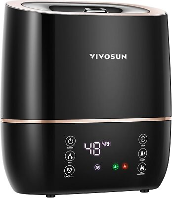 #ad VIVOSUN 5L 2 in 1 Warmamp;Cool Mist Ultrasonic Air Humidifier w Essential Oil Try $62.99