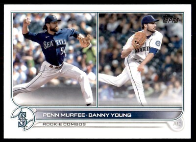 #ad 2022 Update Base #US220 Danny Young Murfee Seattle Mariners $0.99
