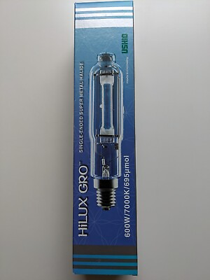 #ad Ushio HiLux Gro MH Blue 600w Metal Halide Hortilux Light Lamp Bulb $39.99