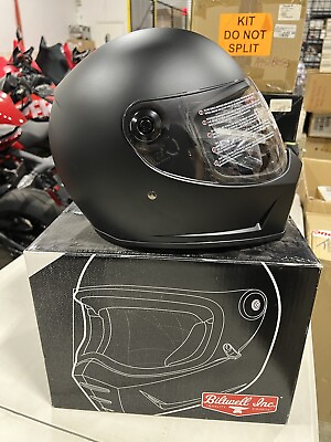 #ad Biltwell Lane Splitter Helmet Motorcycle Matte Black XLarge XS Brand New $180.00