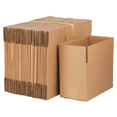 #ad 10 x 4 x 4 Boxes Shipping Packing Mailing Medium Size Corrugated Carton 15PC $15.00