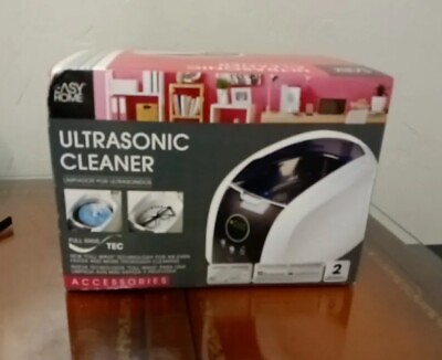#ad Easy Home Ultrasonic Cleaner in Original Box Complete $40.00