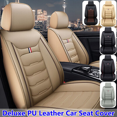 #ad For Acura TLX RDX MDX ILX TSX ZDX Car Seat Cover 5 Seat Full Set Leather Cushion $84.88