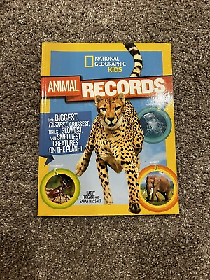 #ad National Geographic Kids Animal Records : The Biggest Fastest Weirdest... $6.00