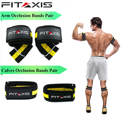 #ad Big Arm Training BFR Occlusion Bands Calves Training Muscle Blood Restriction $13.73