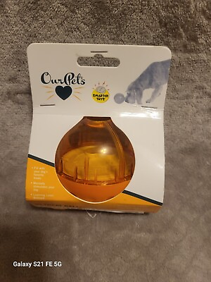 #ad Our Pets IQ Treat Ball Food Dispensing Toy for Dogs 3” MENTALLY STIMULATES Pets $12.00