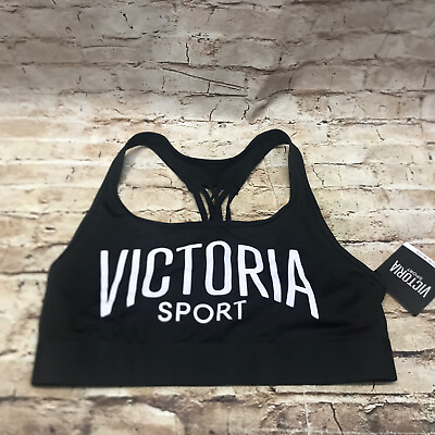 #ad Victoria Secret Sport Bra Logo writing Body Wick Size Medium $19.00