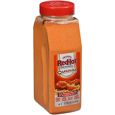 #ad Franks RedHot Original Seasoning 21.2 oz One 21.2 Ounce Container of Hot Sau $38.28