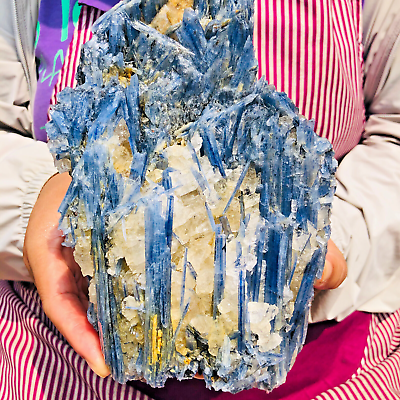 #ad 3.47LB Natural blue kyanite quartz crystal rough mineral speciman healing $117.76