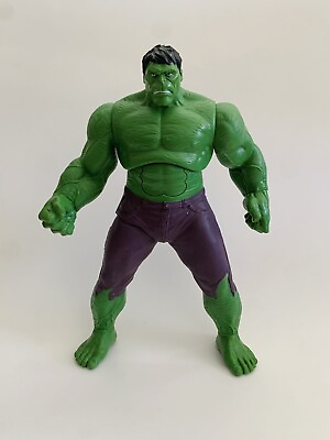 #ad 2012 Hasbro Incredible HULK Talking Smash Action Figure Marvel Avengers Toy 10” $12.00