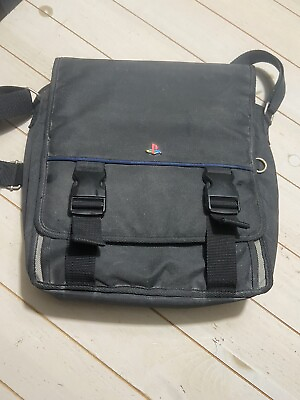 #ad Original Sony Playstation ALS Industries Shoulder Carry Black Soft Messenger Bag $20.00