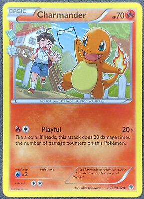 #ad Pokémon Charmander RC3 RC32 GEN Generations Radiant Collection NM $4.09