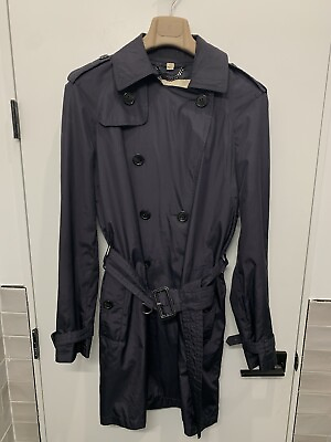 #ad Burberry Lightweight Nylon Raincoat $375.00