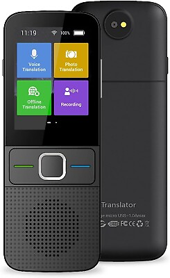 #ad Language Voice Translator Device Portable Smart Translator Two Way Online 138 La $85.50