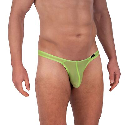 #ad Manstore M2327 Tower String mens underwear thong brief see through pouch sexy GBP 37.00