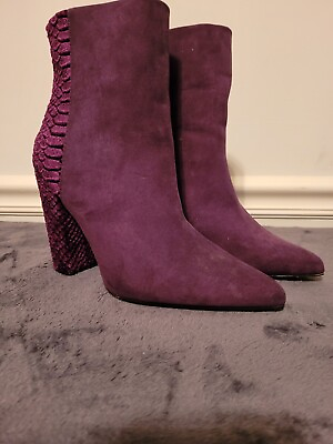 #ad Shoe Dazzle Boots Purple Size 10 New Without Box. $19.99