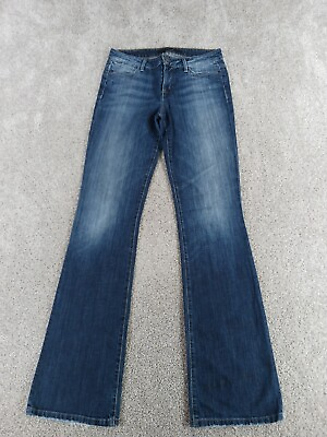 #ad Joe#x27;s Jeans Icon Womens Denim Jeans Size 28 30x34 Blue Solid Bootcut $19.99